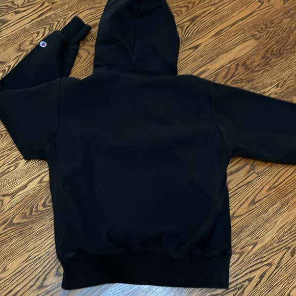 Champion Reverse Weave Black Hoodie - Picture 6 of 6